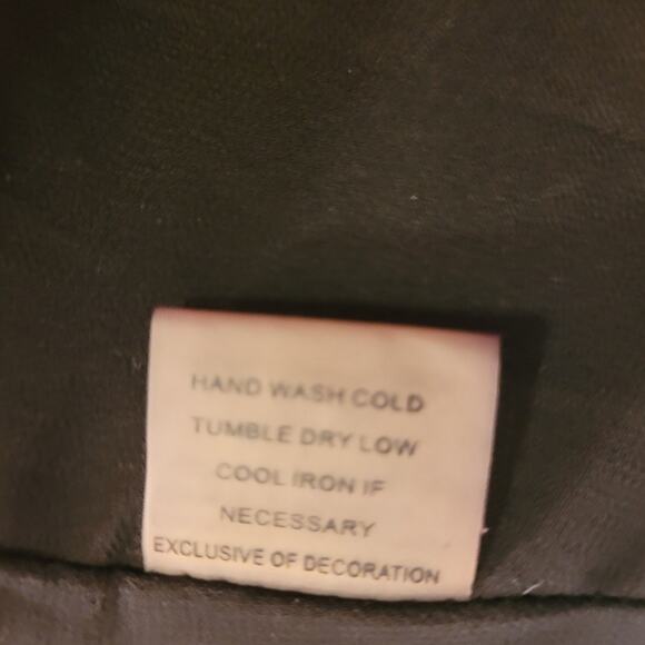 Pixley Navy Black Maxi Dress Pink Trim M Balletcore Fae Cottagecore Modest Flair - Picture 10 of 10